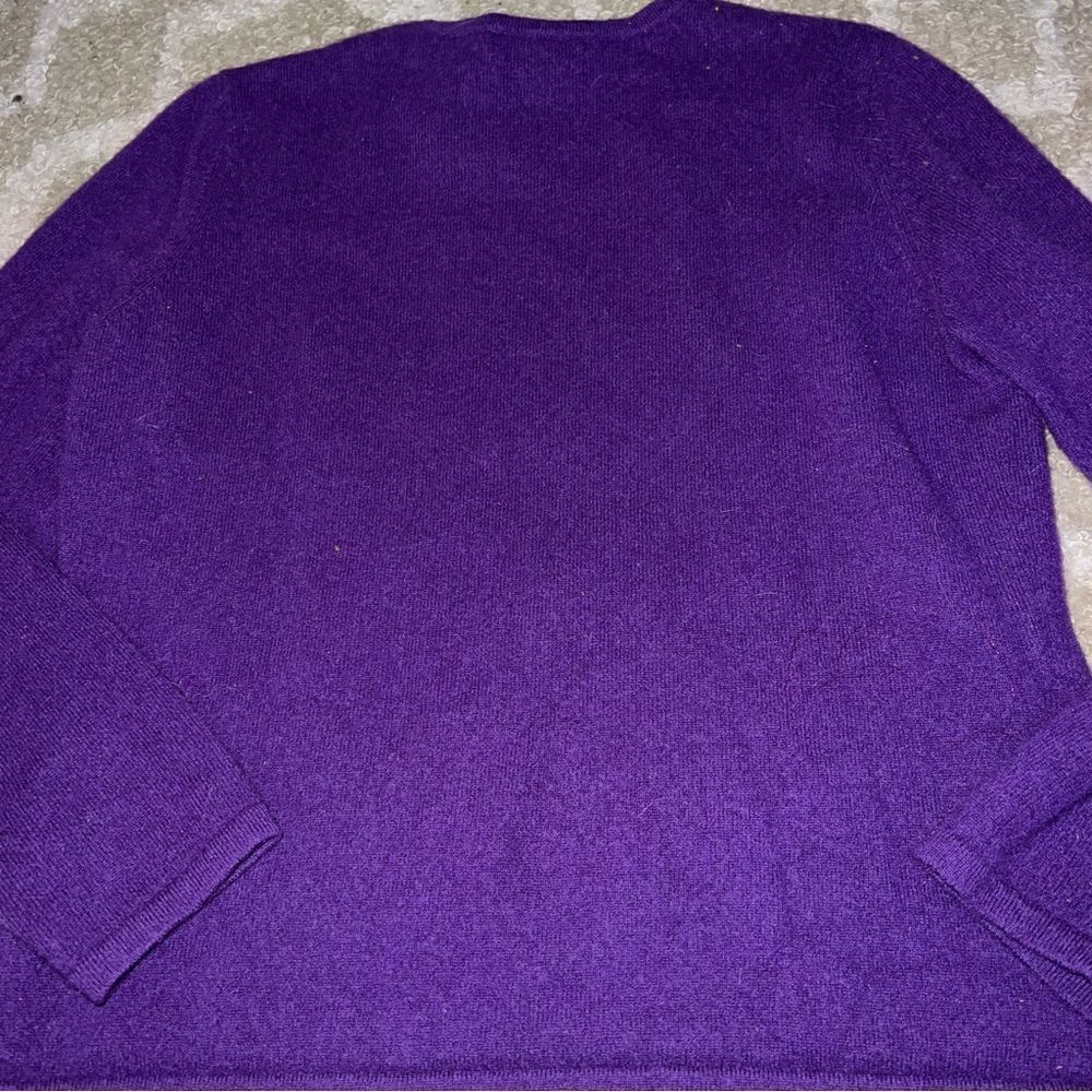 Lands end size M Purple Sweater